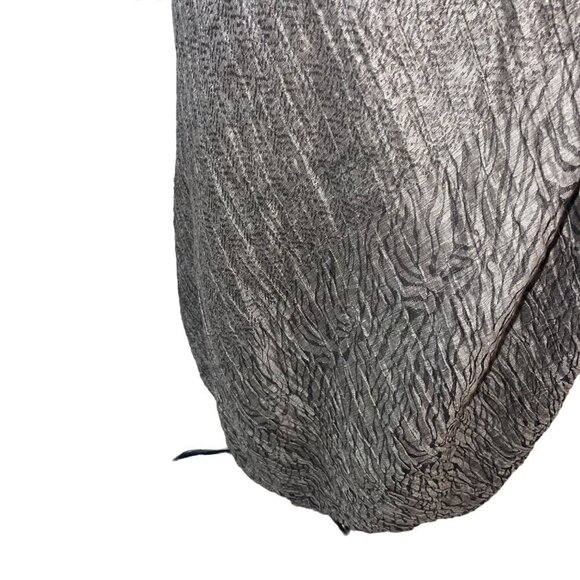 Igor Womens Dress Size Medium Gray Paloma Midi Sleeveless Pockets Linen - Picture 10 of 10